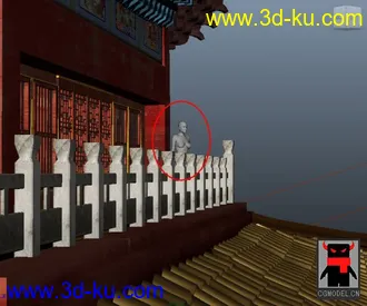 3D打印模型中式建筑的图片