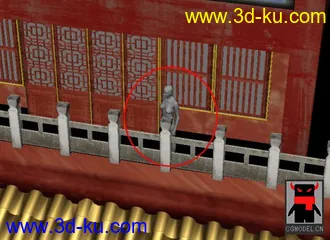 3D打印模型中式建筑的图片