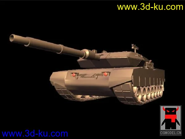 自己做的德国豹2坦克，求高手指教，多谢模型的图片2