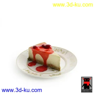 3D打印模型早餐吃的糕点的图片