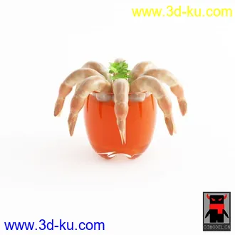 3D打印模型吃的寿司水果冰淇淋汤火鸡等的图片