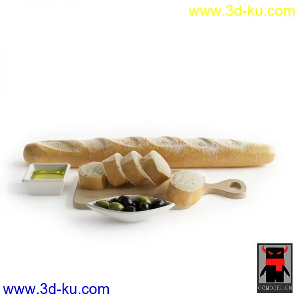 吃的寿司水果冰淇淋汤火鸡等模型的图片6