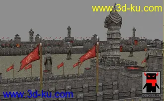 3D打印模型《丝路传说》游戏 秦始皇陵入口（局部）的图片
