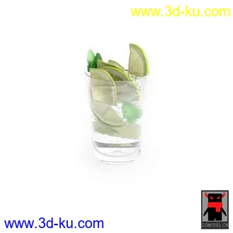 3D打印模型吃的沙拉披萨汉堡果汁等的图片
