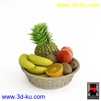 3D打印模型吃的沙拉披萨汉堡果汁等的图片