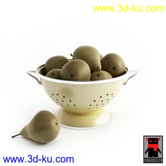3D打印模型吃的沙拉披萨汉堡果汁等的图片