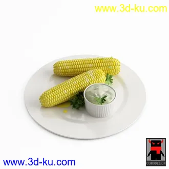 3D打印模型吃的沙拉披萨汉堡果汁等的图片