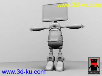 3D打印模型☆【Q啦啦的机器人】☆需要的拿走！刚做好的,还是热乎的.嘎嘎的图片