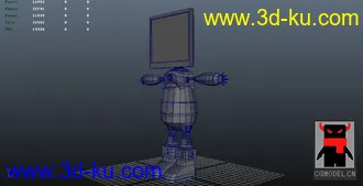 3D打印模型☆【Q啦啦的机器人】☆需要的拿走！刚做好的,还是热乎的.嘎嘎的图片