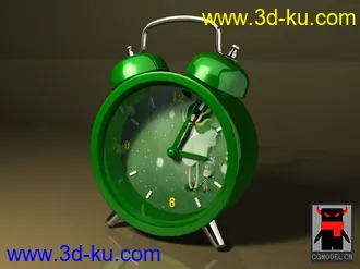 3D打印模型可爱闹钟的图片