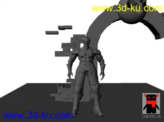 3D打印模型人物的图片