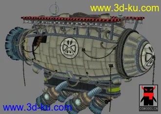 3D打印模型火箭骑士中的两辆飞行船【MAX9】的图片