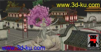 3D打印模型QQ西游场景-女儿国的图片