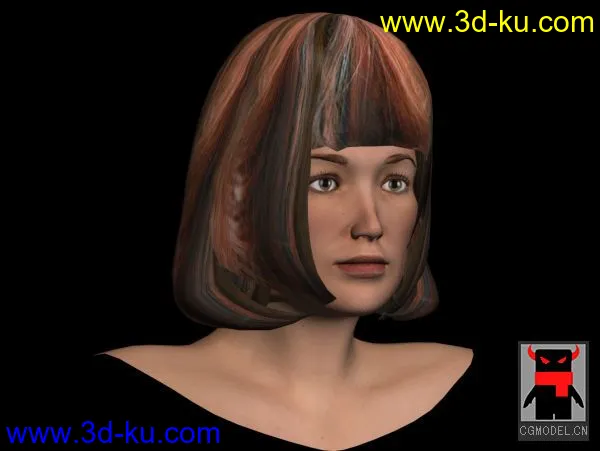 女性头部建模模型的图片2