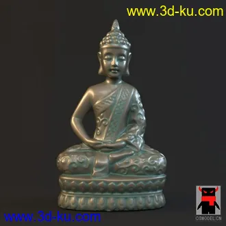 3D打印模型2012 12 21 末日系列之二 铜雕佛像的图片
