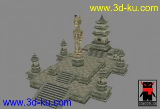 3D打印模型<诛仙>整套场景合集的图片