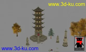 3D打印模型<诛仙>整套场景合集的图片