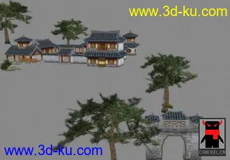 3D打印模型<诛仙>整套场景合集的图片