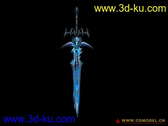 3D打印模型仿别人的霜之哀伤~~！！的图片