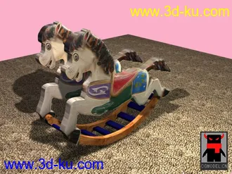 3D打印模型馬的图片