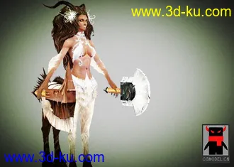 3D打印模型人头兽神等稀有怪物合集的图片