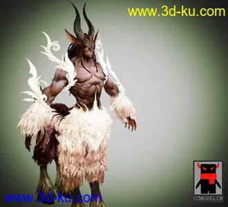 3D打印模型人头兽神等稀有怪物合集的图片