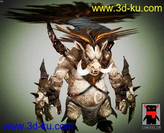 3D打印模型人头兽神等稀有怪物合集的图片