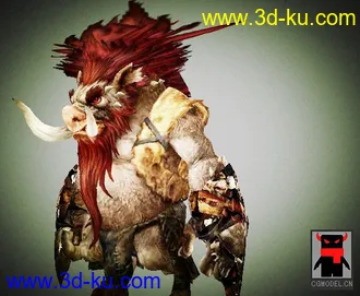 3D打印模型人头兽神等稀有怪物合集的图片
