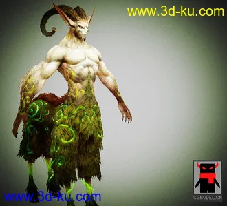 3D打印模型人头兽神等稀有怪物合集的图片