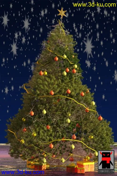 圣诞树模型的图片1