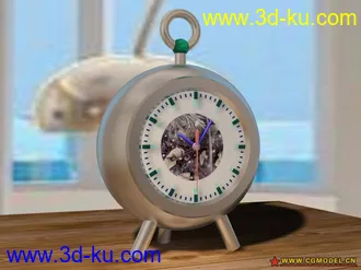 3D打印模型可爱的小闹钟的图片