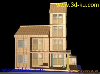 3D打印模型小别墅的图片