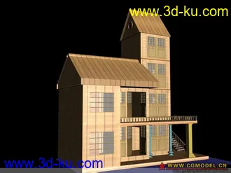 3D打印模型小别墅的图片