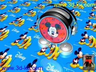 3D打印模型米奇闹钟的图片