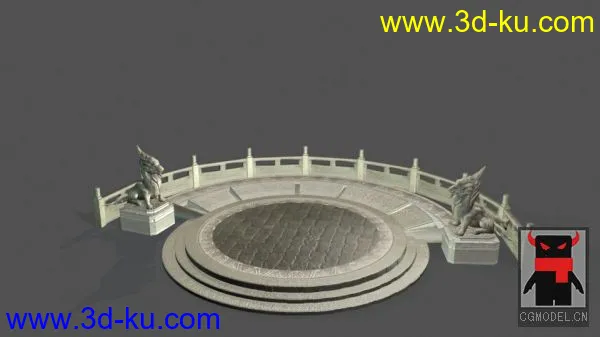 china_scene_altar祭水台模型的图片1