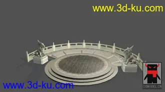 3D打印模型china_scene_altar祭水台的图片