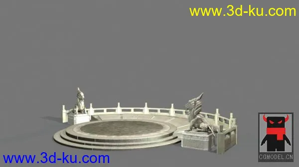 china_scene_altar祭水台模型的图片2