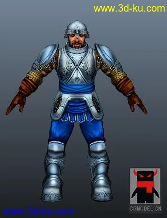 3D打印模型古代城堡还有骑士国王士兵_maya的图片