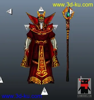 3D打印模型古代城堡还有骑士国王士兵_maya的图片