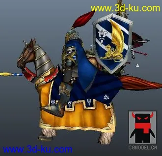 3D打印模型古代城堡还有骑士国王士兵_maya的图片