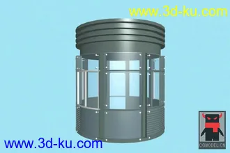 3D打印模型值班室  门岗的图片