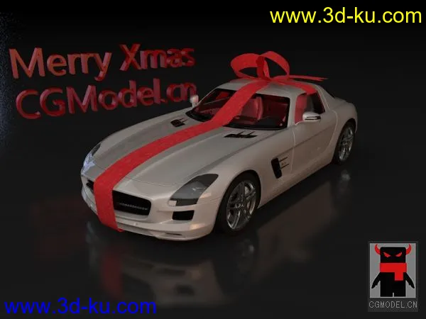 Mercedes SLS Xmas Gift模型的图片1