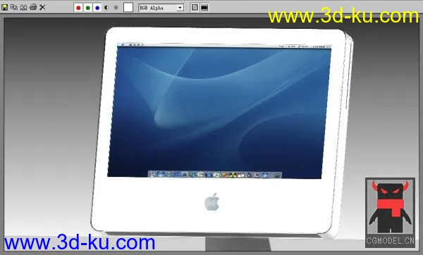 苹果两件套（iMac,iPod)模型的图片1