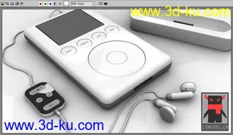 3D打印模型苹果两件套（iMac,iPod)的图片