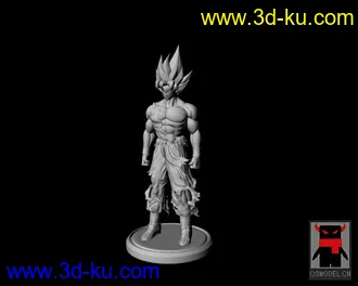 3D打印模型七龙珠 孙悟空的图片