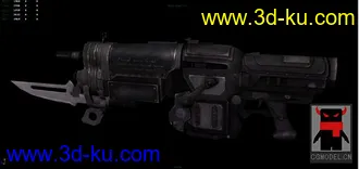 3D打印模型战争机器3 枪一把的图片