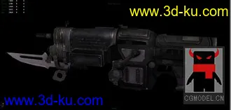 3D打印模型战争机器3 枪一把的图片