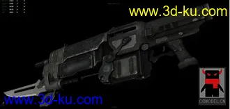 3D打印模型战争机器3 枪一把的图片