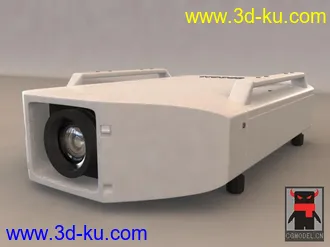 投影机三件套模型的图片
