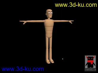 MAX动画练习模型（绑定精细.表情丰富）的图片